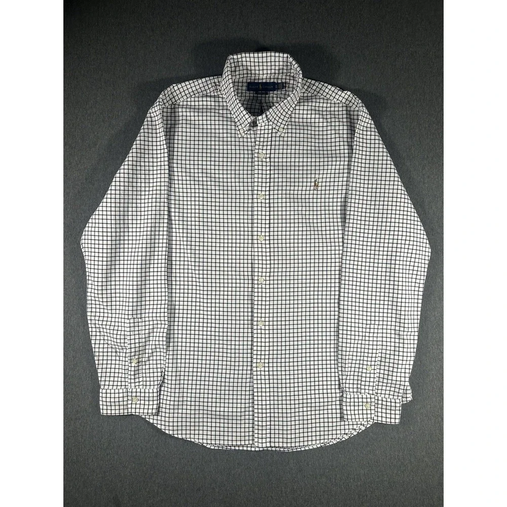 Polo Ralph Lauren Classic Fit Cotton Tattersall Oxford Shirt XL